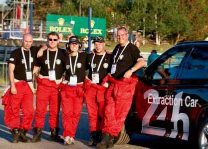 Extrication team en medisch tam circuit Zandvoort Witte Kruis Evenementenzorg